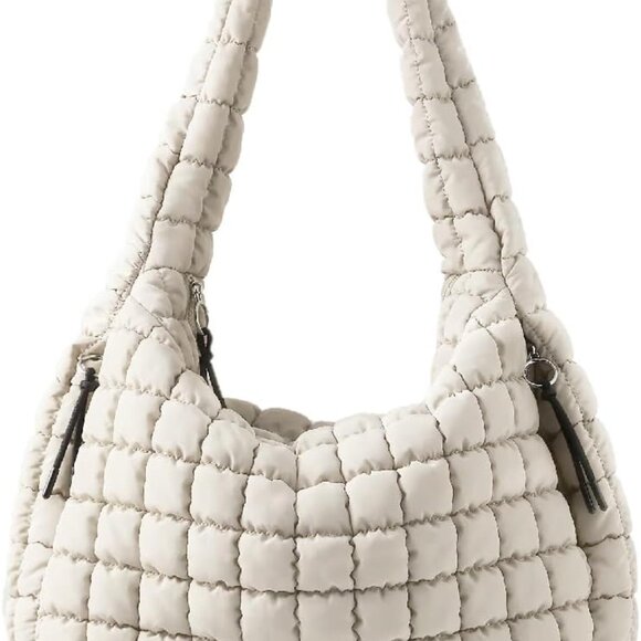 Luxurious Lightweight Puffer Tote Bag for Women - Water-Resistant & Stylish - Picture 1 of 6